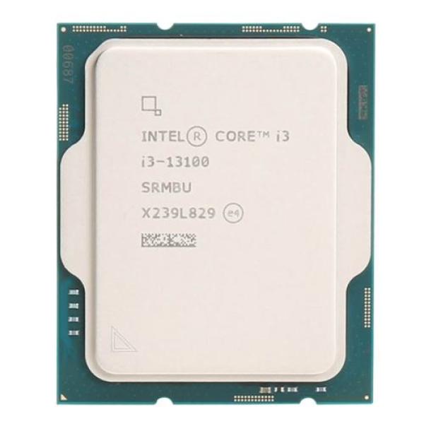 Процессор S1700 Intel Core i3-13100 3.4ГГц, 20MB+12MB, 76.8ГТ/с, Raptor Lake 0.007мкм, видео 1500МГц, 89Вт