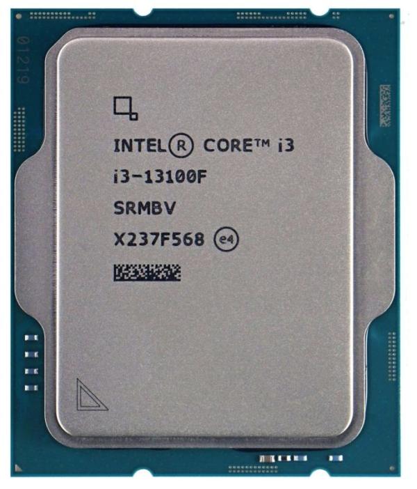 Процессор S1700 Intel Core i3-13100F 3.4ГГц, 5MB+12MB, 76.8ГТ/с, Raptor Lake 0.007мкм, 89Вт