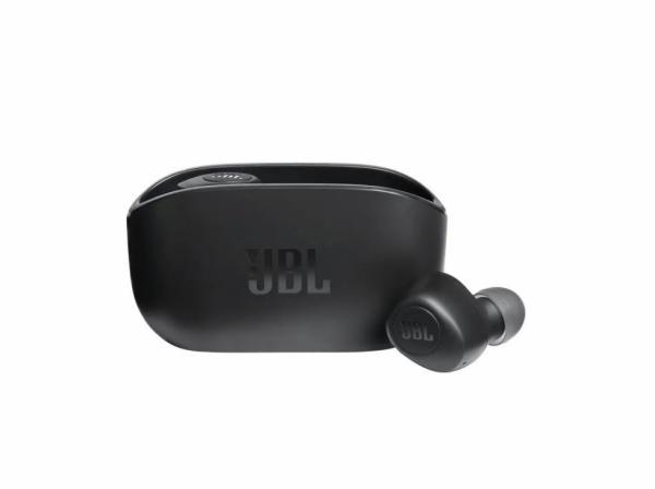 Наушники с микрофоном беспроводные BT вставные JBL Wave 100TWS, TWS, 20..20000, Bluetooth 5.0, USB-C, 5ч/20ч, черный