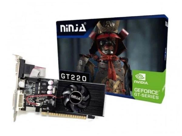 Видеокарта PCI-E GeForce  GT220 SINOTEX Ninja NK22NP013F, 1G GDDR3 128bit 626/1600МГц, PCI-E2.0, HDCP, DVI/HDMI/VGA