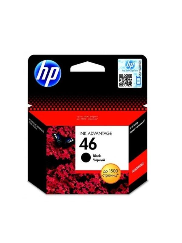 Картридж для HP DeskJet Ink Advantage 2020hc/2520hc/2529,  черный HP №46 CZ637AE, 1500стр