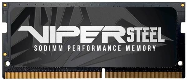 Оперативная память SO-DIMM DDR4  8GB Patriot Viper Steel (PVS48G320C8S), 3200МГц (PC25600), 1.2В