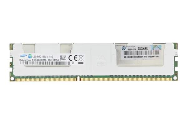 Оперативная память DIMM DDR3 ECC Reg 32GB, 1600МГц (PC12800) Samsung M386B4G70DM0-CMA3Q  M, 1.5В, PC3-14900L, HP 708643-B21, 712384-081, для серверов, восстановленная