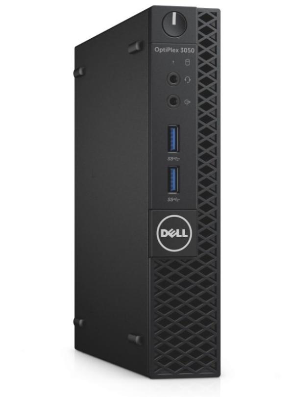 Компьютер Dell optiplex 3050, Core i3-7100t 3.4/ B250 Звук DP/DVI LAN1Gb/ DDR4 8GB/ ssd 240GB/ USB3.0 Audio/ W10 Pro черный восстановленный