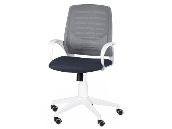 Кресло OLSS Ирис white W02-серый/TW
