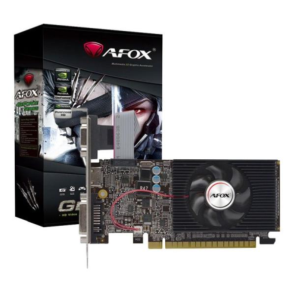 Видеокарта PCI-E GeForce  GT610 Afox AF610-1024D3L7-V6, 1GB DDR3 64bit, 810/1330МГц, PCI-E2.0, HDCP, DVI/HDMI/VGA, 29Вт