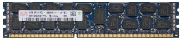 Оперативная память DIMM DDR3 ECC Reg  8GB, 1600МГц (PC12800) Hynix HMT31GR7CFR4C-PB, 1.5В