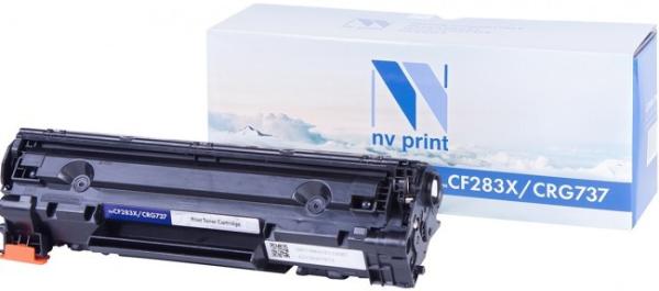 Картридж NV Print NV-CF283X/CRG737, для HP LaserJet Pro M201n/M201dw/ Canon i-Sensys MF211/212w/217w/226dn, черный, 2200стр, совместимый