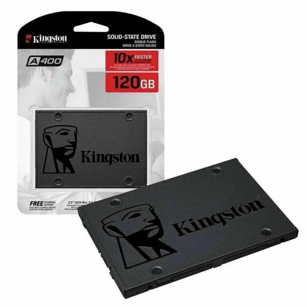 Накопитель SSD 2.5" SATA   120GB Kingston SA400S37/120G, SATAIII, TLC, 500/375MB/s