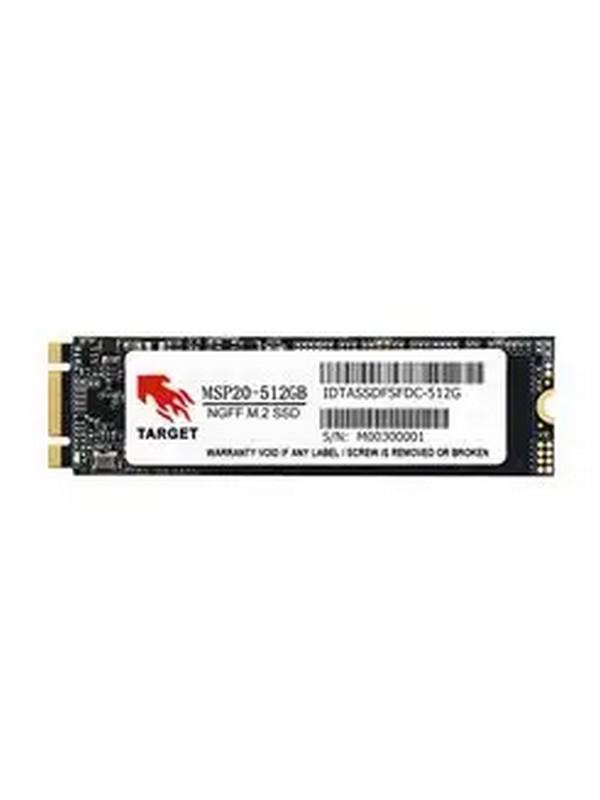 Накопитель SSD M.2  512GB target MSP20-512GB, 3D TLC, 500/460MB/s