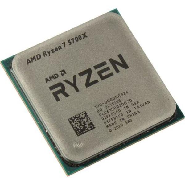 Процессор AM4 AMD Ryzen 5 5700X 3.4ГГц, 8*512KB+32MB, Vermeer, 0.007мкм, Six core, SMT, Dual Channel, 65Вт
