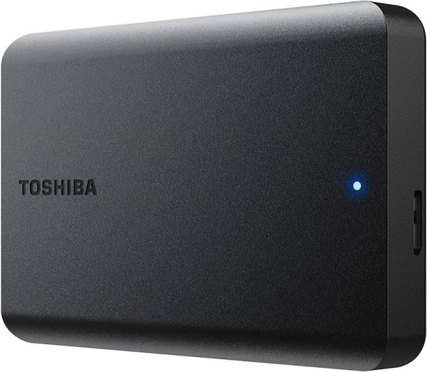 Жесткий диск внешний 2.5" USB3.0 2TB Toshiba Canvio Basics HDTB520EK3AA, 5400rpm, microUSB B, компактный, черный