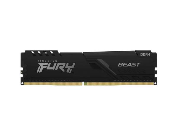 Оперативная память DIMM DDR4  8GB, 3200МГц (PC25600) Kingston Fury Beast, 1.35В, радиатор ????
