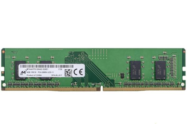 Оперативная память DIMM DDR4  4GB, 2666МГц (PC21280) Micron MTA4ATF51264AZ-2G6E1, 1.2В