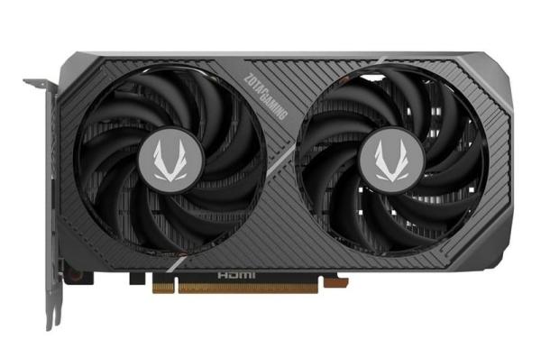 Видеокарта PCI-E Zotac RTX 5050 Twin Edge OC ZT-B50500H-10M, 8GB GDDR6 128bit 2602/20000МГц, PCI-E5.0 x8, 3*DisplayPort/HDMI, 130Вт