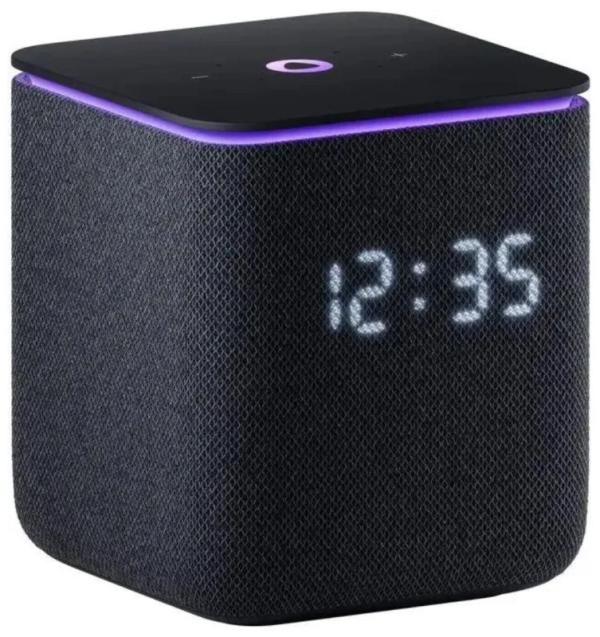 Колонка портативная Яндекс Станция Миди YNDX-00054BLK, 24Вт, BT/WiFi/Matter/Zigbee, умная, Алиса YandexGPT, голосовое управление, 2.1, 220В/USB-C, черный