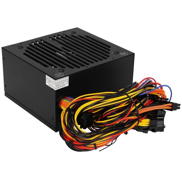 БП для корпуса ATX Formula VX PLUS 700, 700Вт, 24(20+4pin), 4+4pin(CPU)/2*6+2pin(PCI-E)/3*4pin(molex)/FD/6*SATA, 120*120мм, терморегулятор, Active PFC