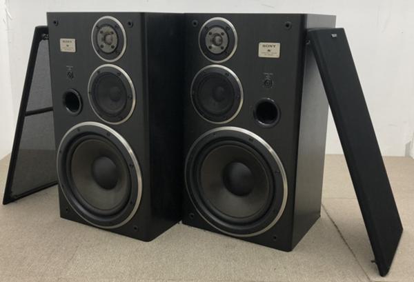 Колонки пассивные полочные Sony SS-V950AV, 80-200Вт EIAJ, 15-30000Гц, 93дБ, 6Ом, Динамики 31 10 2.5 см, ш320 г290 в575, 14.5кг, черный, 19г Б/у ????