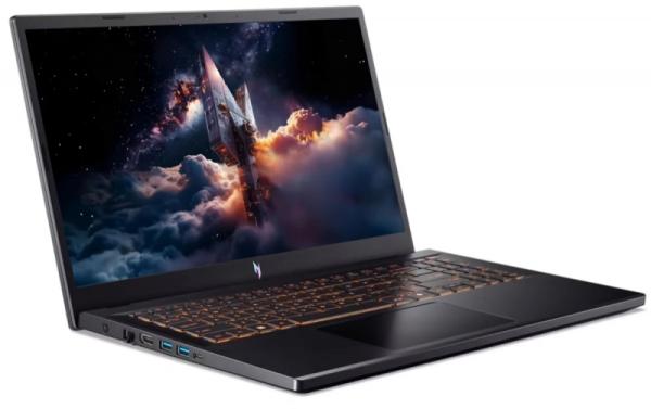 Ноутбук 15" Acer Nitro V15 ANV15-52-5546 (NH.QZ7CD.00B), Core i5-210H 2.2 16GB 512GB SSD 1920*1080 IPS 144Гц RTX5050 8GB 3*USB3.0 USB-C LAN WiFi HDMI камера 2.1кг DOS черный ????