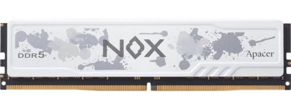 Оперативная память DIMM DDR5 16Gb Apacer NOX AH5U16G52C522MWAA-1, 5200МГц, CL40, радиатор, 1.1В
