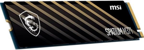 Накопитель SSD M.2  500GB MSI SPATIUM M371 S78-440K160-P83, PCI-E 3.0, NVMe, 3D TLC, 2200/1150MB/s