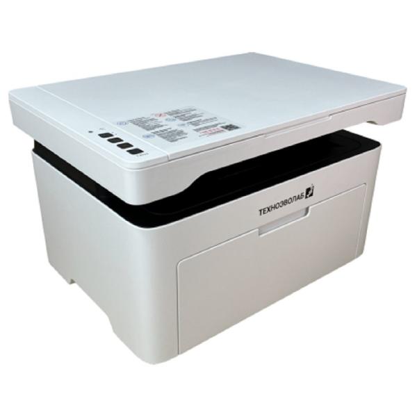 МФУ лазерное Техноэволаб T2023NW, A4, 23стр/мин, 600dpi, USB2.0, LAN, WiFi, 15000стр/мес, белый