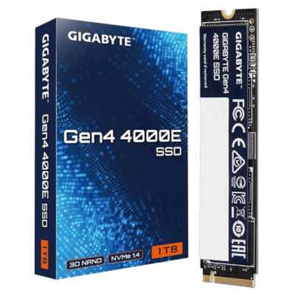 Накопитель SSD M.2 1TB GIGABYTE Gen4 4000E G440E1TB, NVMe, PCI-E 4.0, TLC, 4000/3900 МБ/с