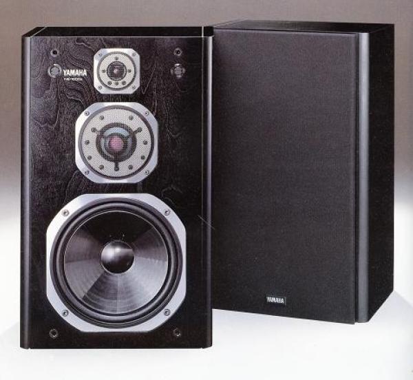 Колонки пассивные полочные Yamaha NS-1000X, 100-200Вт, 39-20000Гц, 90дБ, 6Ом, Динамики 30 8.8 3 см, ш427 г335 в695, 42кг, черный, 1986г Б/у