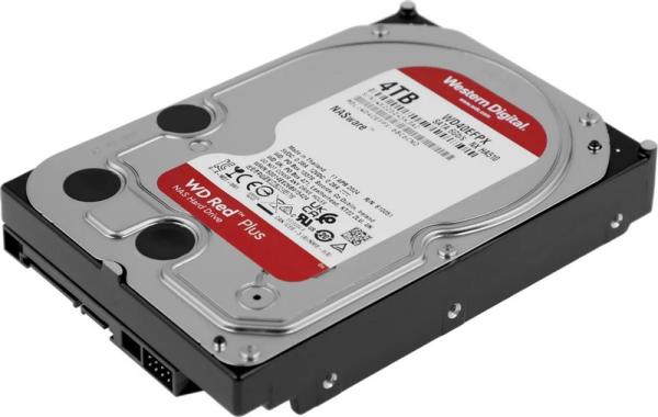 Жесткий диск 3.5" SATA  4TB WD Red Plus WD40EFPX, SATAIII, IntelliPower, 256MB cache