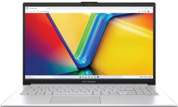 Ноутбук 15" ASUS Vivobook Go 15 E1504FA-BQ5029, Ryzen 5 40 2.8 ГГц 8GB SSD 512Gb 1920*1080 IPS AMD Radeon Graphics 2*USB3.2/USB Type-C WiFi BT HDMI камера 1.6кг DOS серебристый
