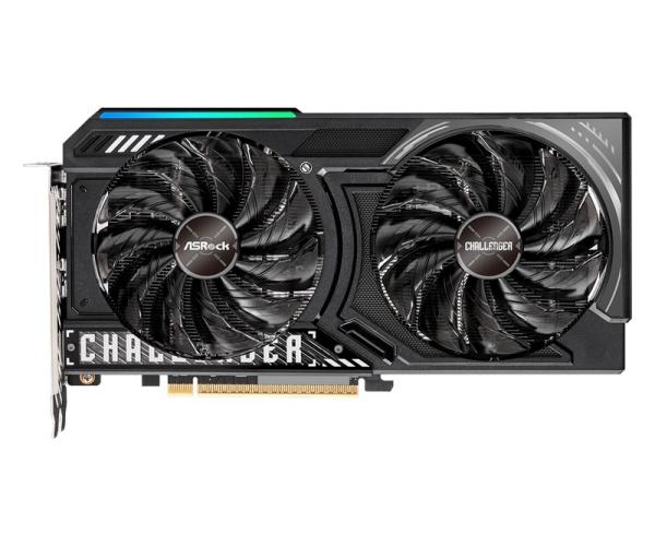 Видеокарта PCI-E ASRock RX 9060 Challenger RX9060 CL 8G, 8GB GDDR6 128bit 2400/18000МГц, PCI-E5.0, 3*DisplayPort/HDMI, 132Вт